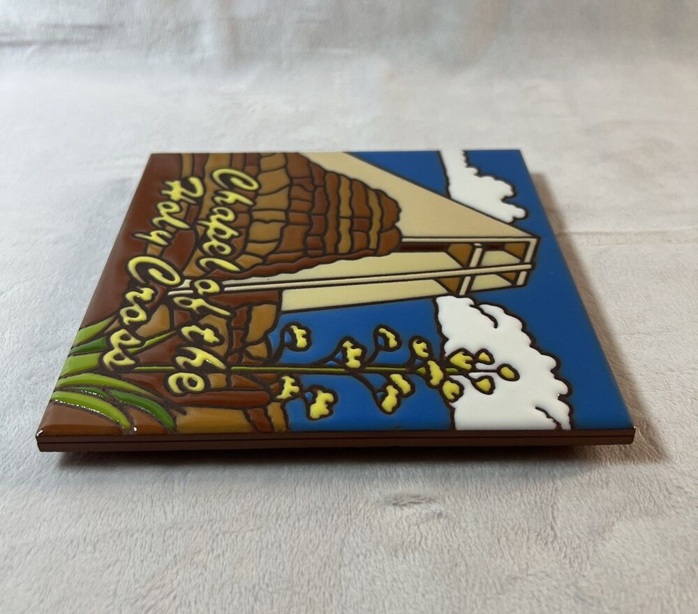 Chapel Of The Marks. Hand N Hand Designs Glazed Art Tile. Earthtones Tiles. - Picture 4 of 6